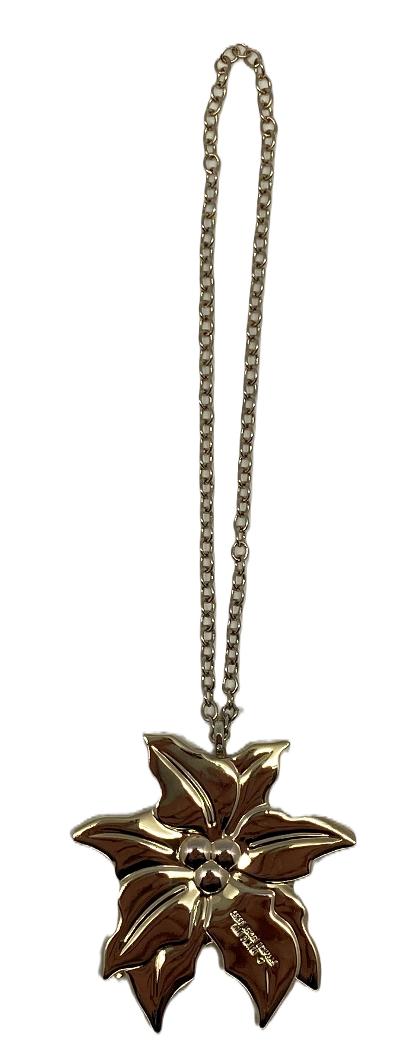 Georg Jensen Ornament Weihnachtsstern, weiß vergoldet