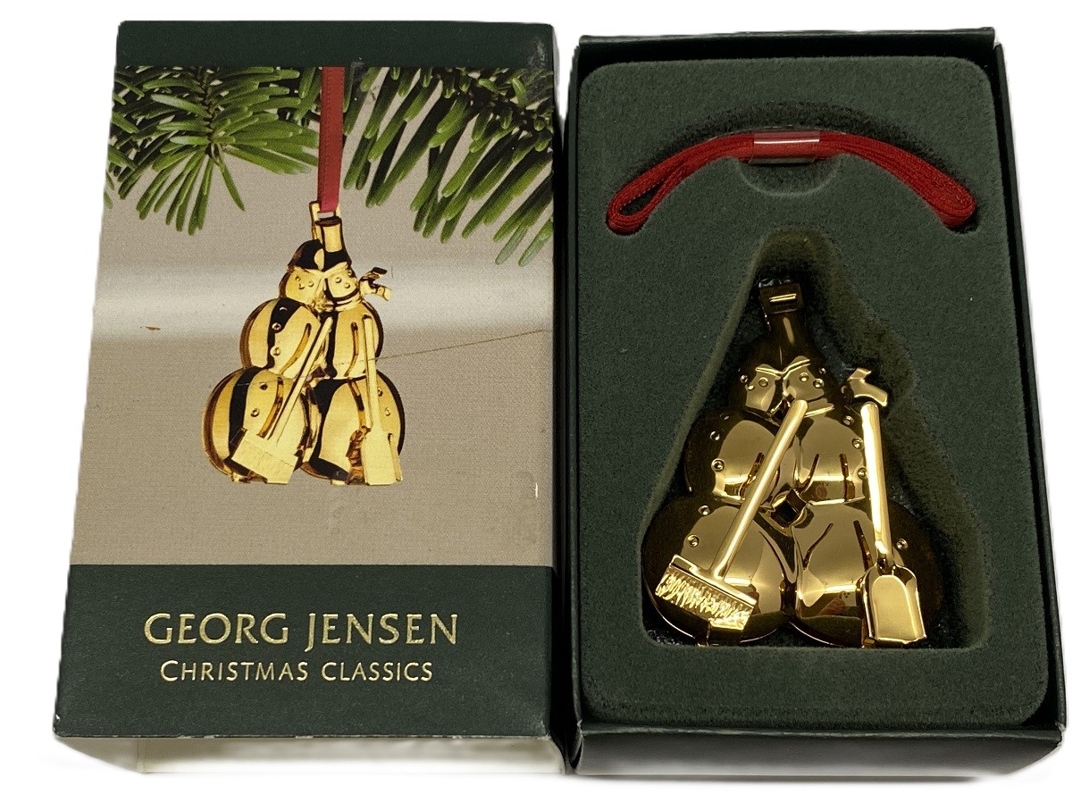 Georg Jensen Weihnachtsschmuck Schneemänner