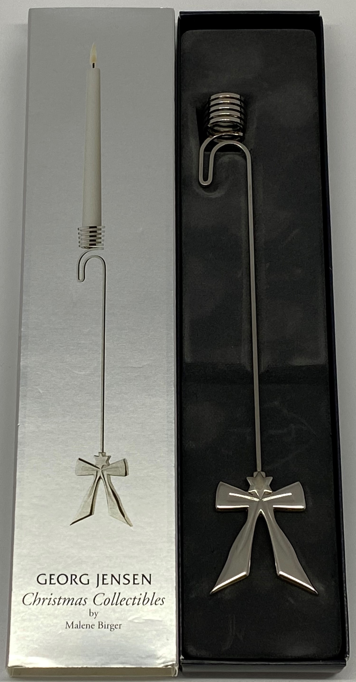 Georg Jensen Kerzenhalter Schleife, Palladium