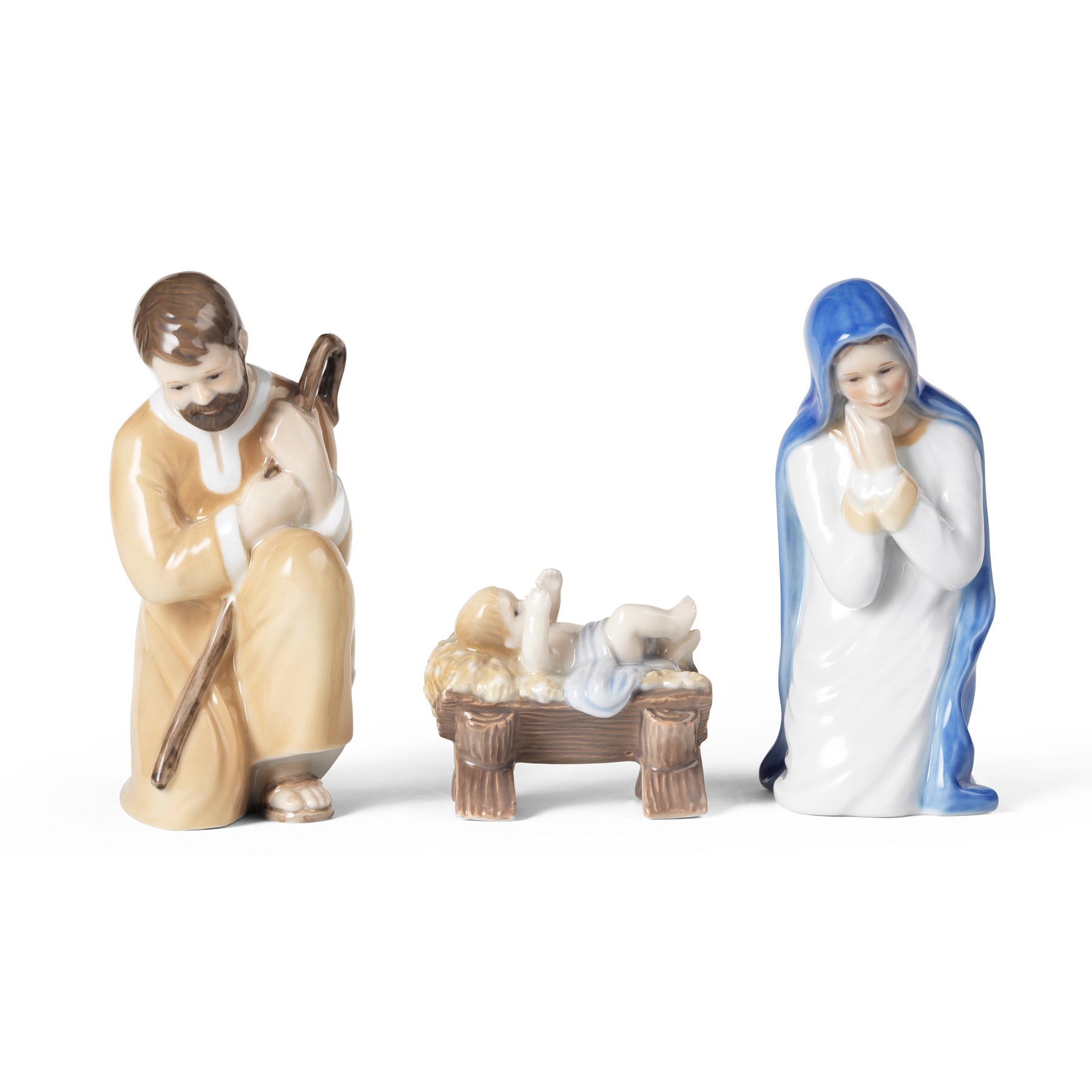 Royal Copenhagen Figur Krippenset - Josef, Maria und Jesuskind