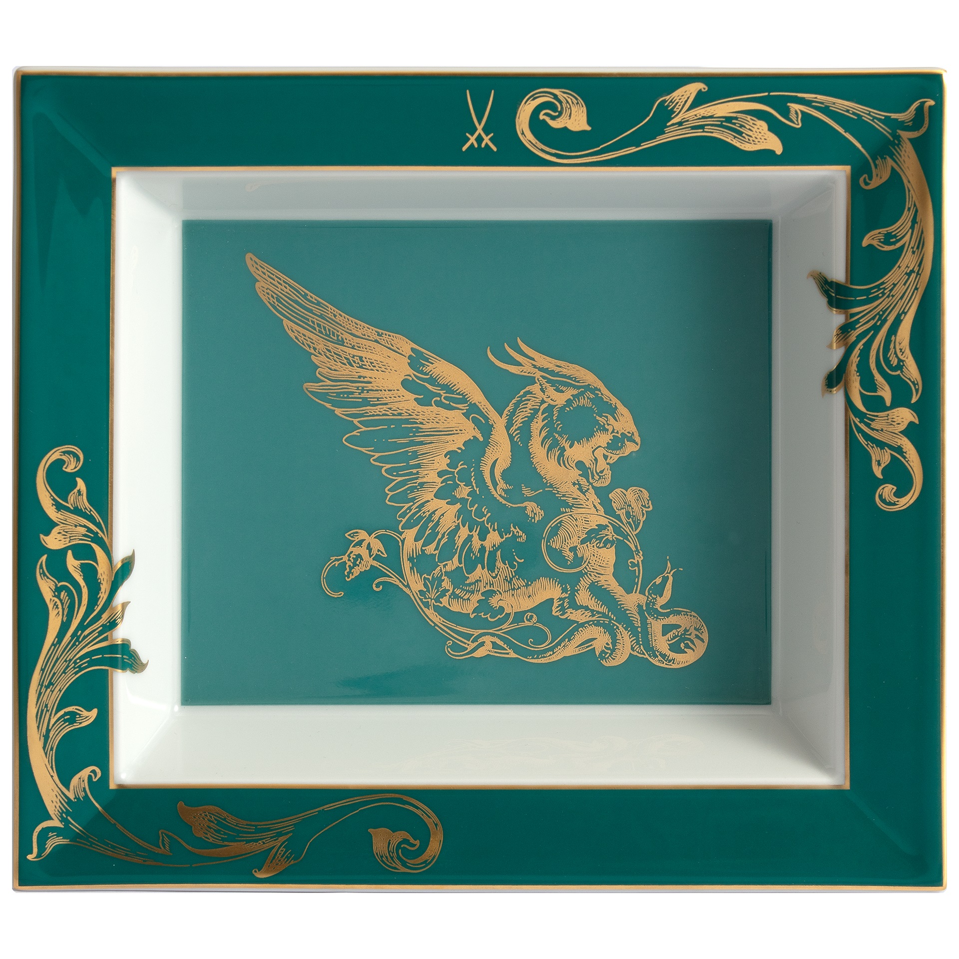 Meissen Vide-poche Geflügelte Löwin