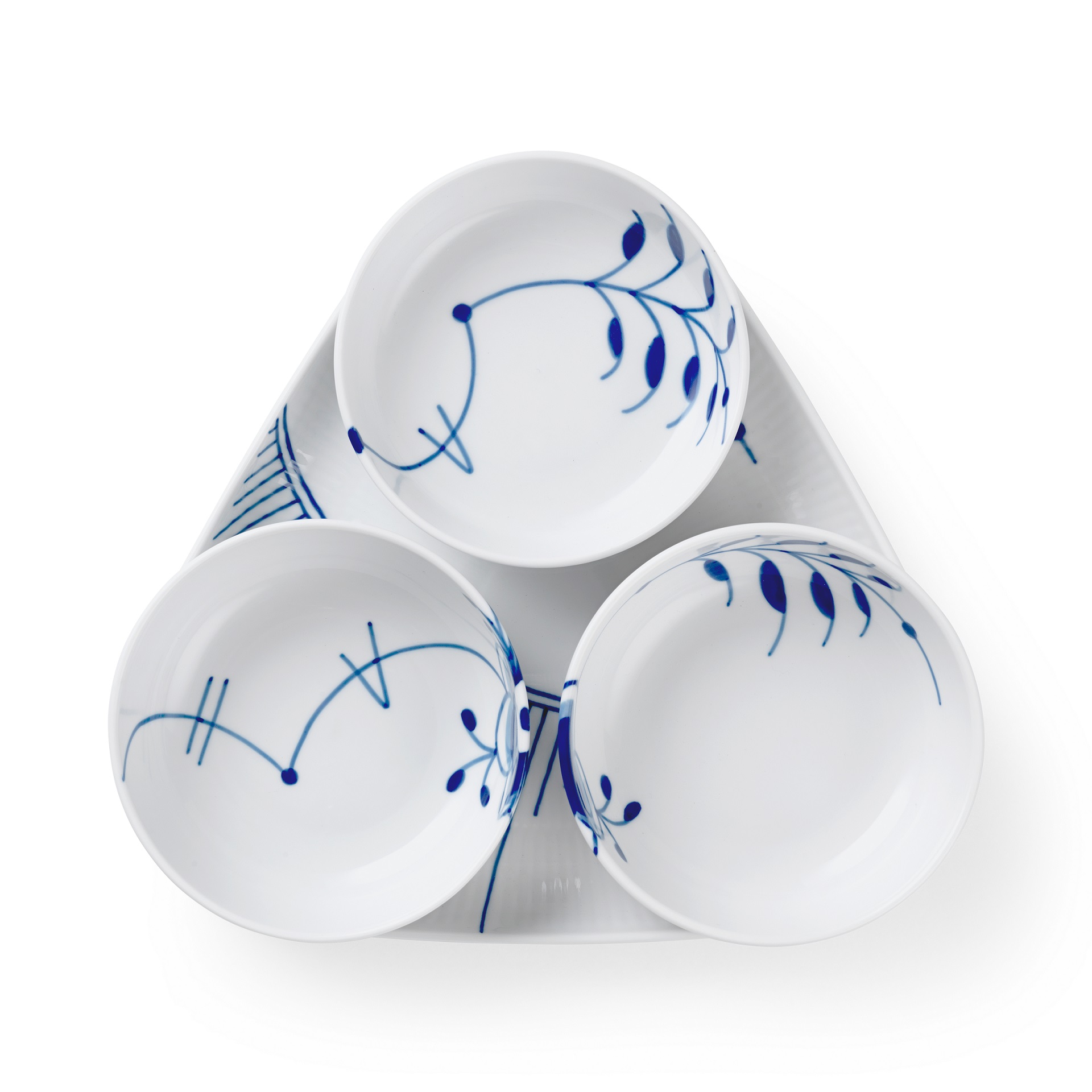 Royal Copenhagen Schale 4-teiliges Servierset