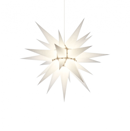 Herrnhuter Stern I6, weiß, Papier