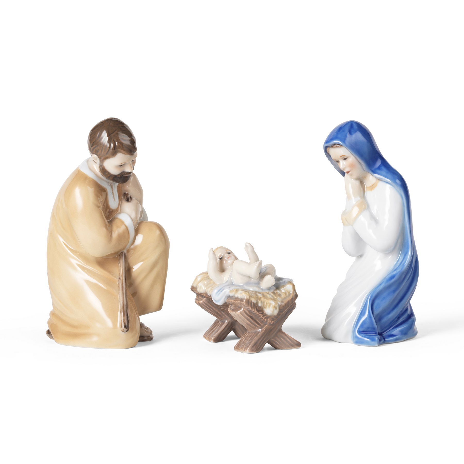 Royal Copenhagen Figur Krippenset - Josef, Maria und Jesuskind