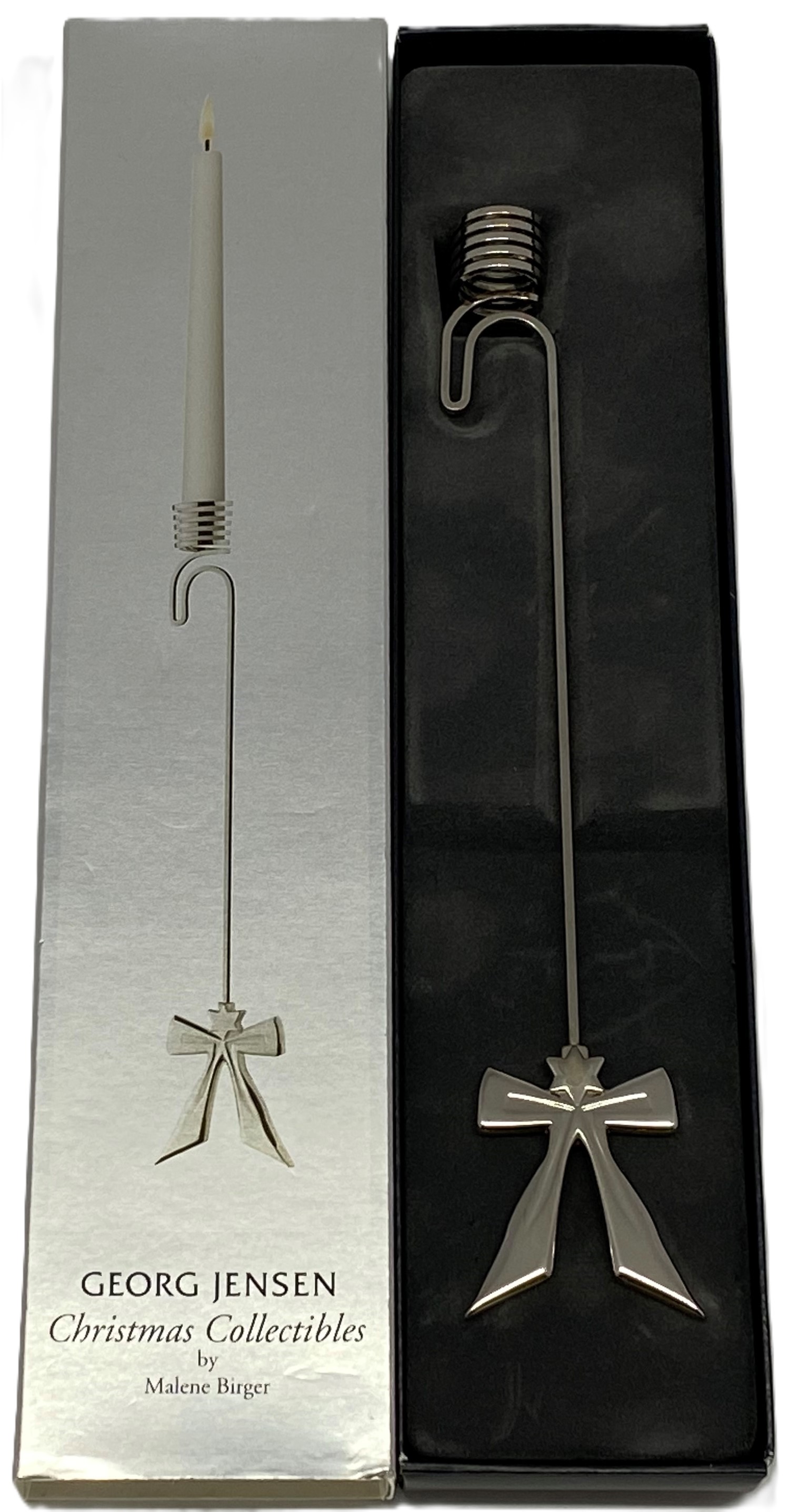 Georg Jensen Kerzenhalter Schleife, Palladium