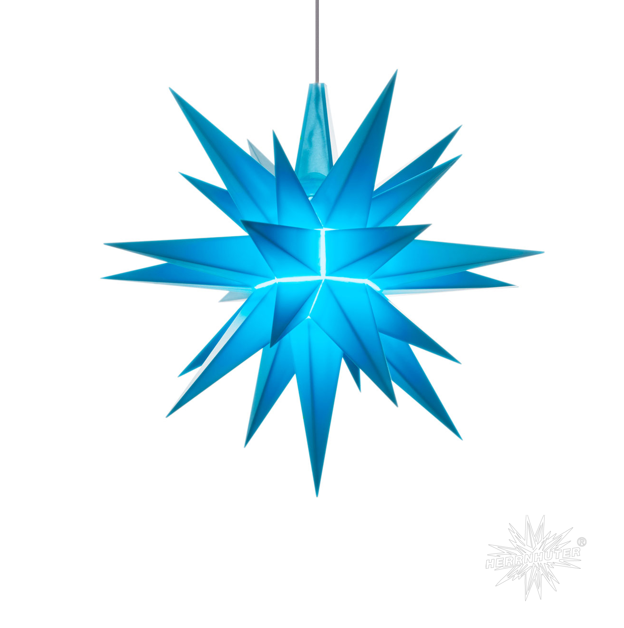 Herrnhuter Stern Kunststoffstern blau