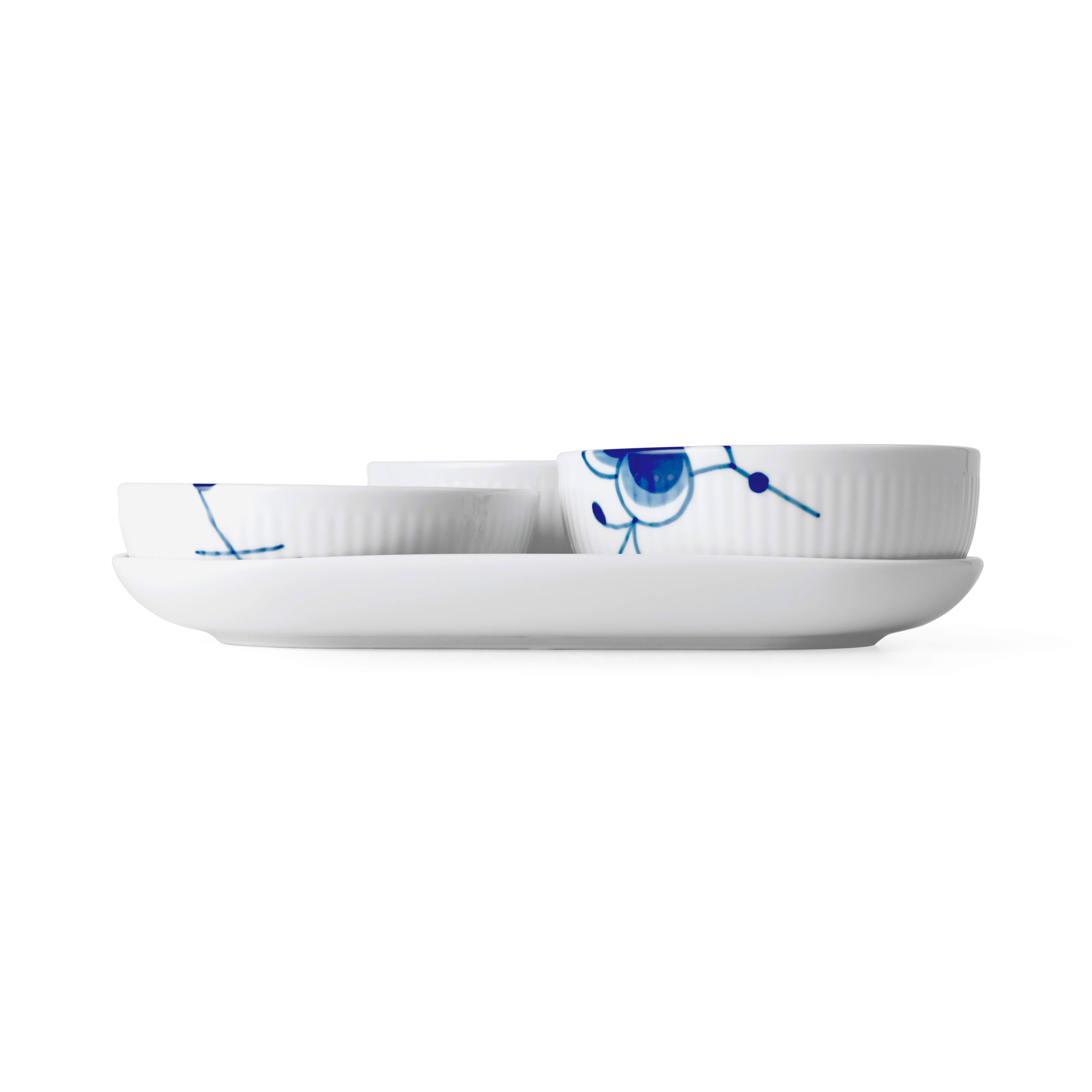 Royal Copenhagen Schale 4-teiliges Servierset