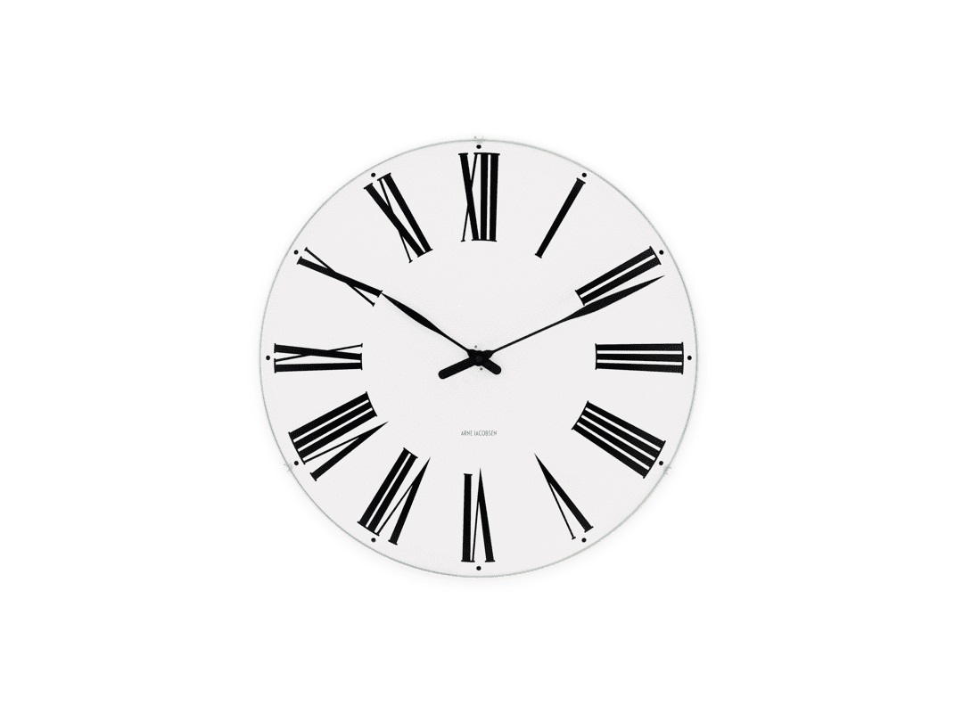 Arne Jacobsen Wanduhr Roman Clock
