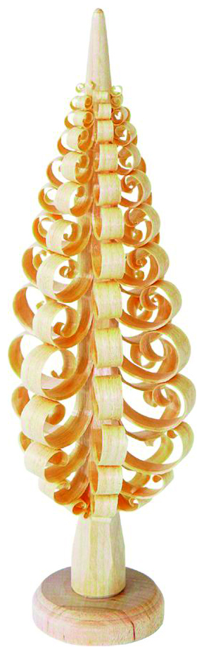 Glässer Erzgebirgische Volkskunst Spanbaum 16 cm