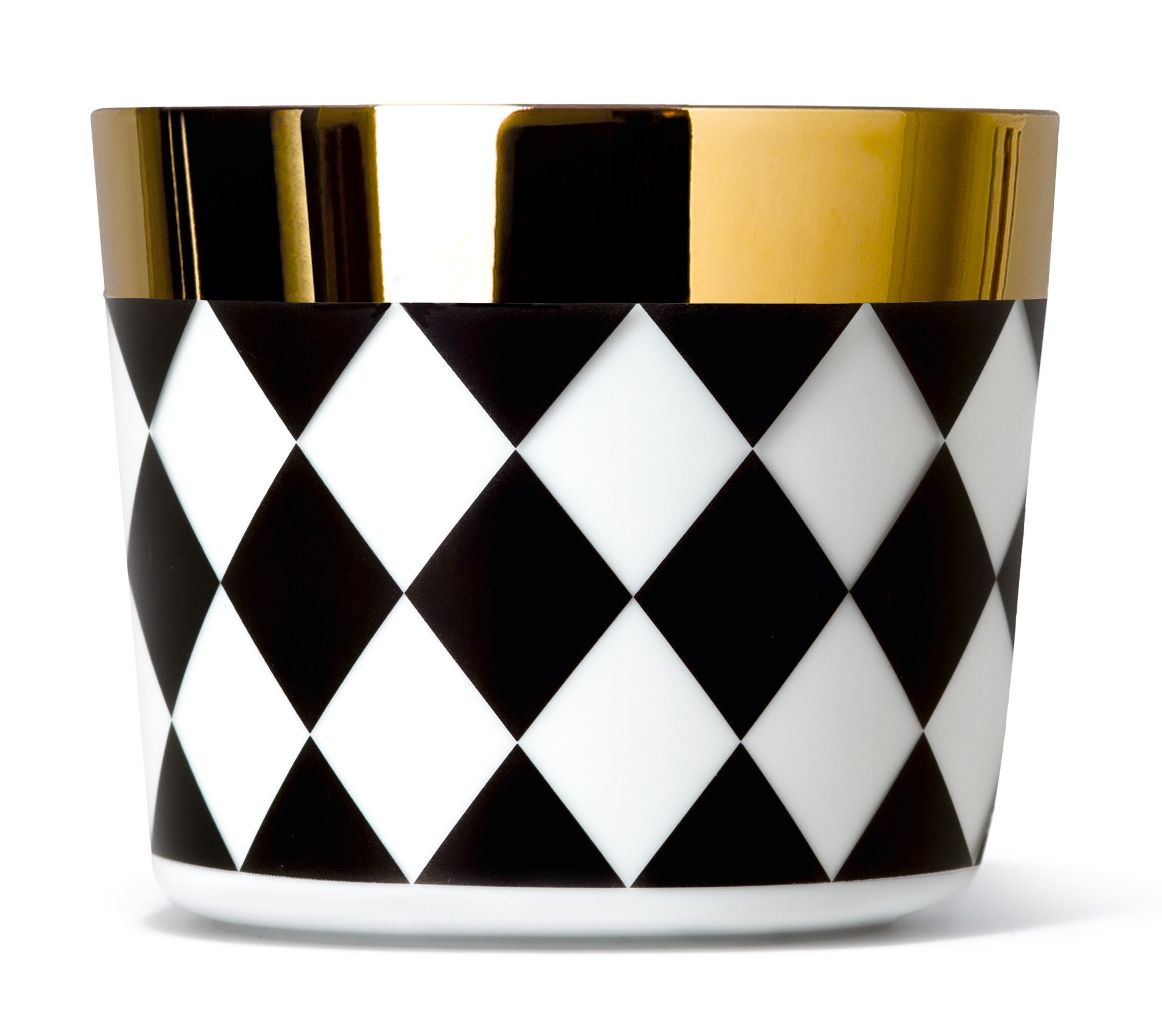 Fürstenberg Becher Black & White Check